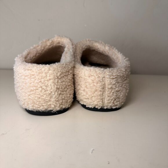 Bombas Women's Sunday Sherpa Slippers Size 9 Cream Sherpa Fluffy Clog - Picture 6 of 7